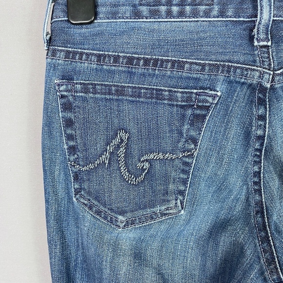 Adriano Goldschmied AG The Athena Jeans Medium Wash Low Rise Capri Size … - Picture 4 of 9